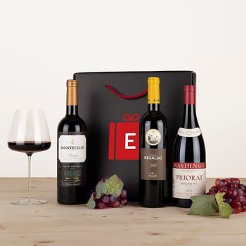 Estuche Regalo 3 Vinos Premium: Priorat Mas D'en Gil, Emilio Moro Finca Resalso Y Montecillo Gran Reserva