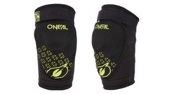 Rodilleras infantiles o neal dirt v 23 negro   amarillo fluorescente