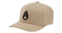 gorra unisex nixon deep down ff athletic fit beige negro