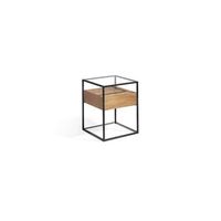 mesa auxiliar con cajon y diseno elegante