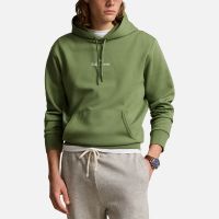 polo ralph lauren cotton-blend jersey hoodie - m