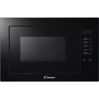 candy micg25gdfn built-in compact microwave with grill - black black