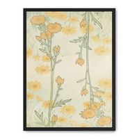 cuadro floral art nouveau