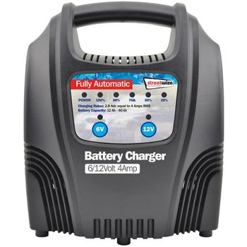 4amp Automatic Battery Charger with LEDs