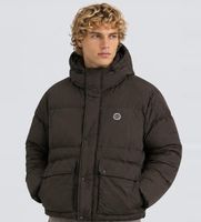 ax armani exchange para hombre xm003316af27309u8123 chaqueta acolchada de corte regular marron xl casual poliester