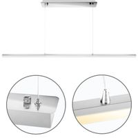 colgante tatiana 1x24w led 1704lm 3000k l117xan2xalregcm cromo