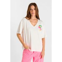 le temps des cerises camiseta camiseta raya para mujer