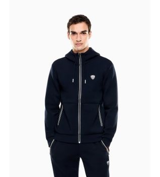 EA7 para hombre. 8NPM20_PJ4EZ Sudadera Regular marino (S), Casual, Deportivo, Poliéster