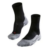 falke ru4 endurance calcetines para correr mujeres - negro gris