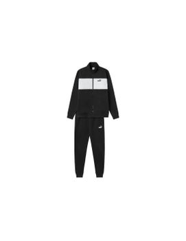 Chándal Puma Ess Sweat Suit Fz Fl Negro Hombre