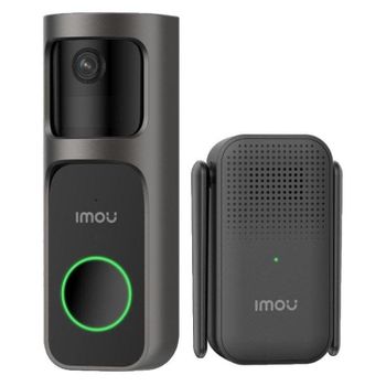 Imou Doorbell 2S Kit Timbre Inteligente con Cámara Negro