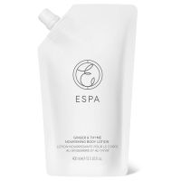 espa essentials nourishing body lotion 400ml - ginger and thyme