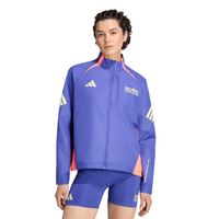 adidas bmw berlin chaqueta para correr mujeres - azul amarillo