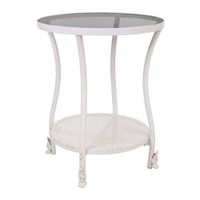 mesa auxiliar de metal