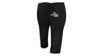 Manguitos de compresion para pantorrilla bv sport elite evolution negro