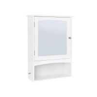 armario de pared con espejo