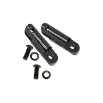 Extensión de espejo retrovisor Highsider negro pulido par