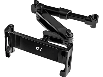 Soporte tablet - ISY ITH-1100, Para coche, Negro, Tables de 4.7