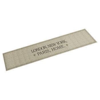 Alfombra De Cocina Lavable Terciopelo Capital Home 60x300 Cm Vidaxl
