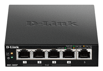 Switch/5xG+F+ENet RJ45 PoE