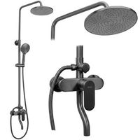 conjunto de ducha drop titanium