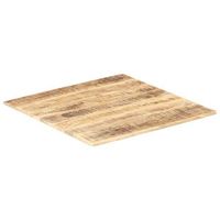 superficie de mesa  tablero escritorio madera maciza de mango 15-16 mm 70x70 cm