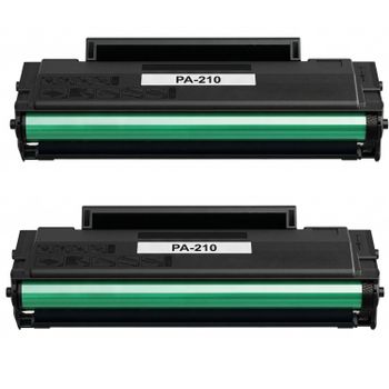 2 toner Compatible Pantum PA210 PA-210 para Pantum P2200, P2500, M6500, M6550, M6600 P2500W P2502W P2508W M6500NW M6550NW M6558NW M6600NW M6608NW 1600 c. 5%