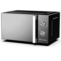 microondas grunkel mwg-20espejo 20 litros 700w con grill 800w y temporizador