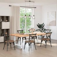 patas de mesa de centro acero blanco 2 uds  patas para mesa 100x72-73 cm