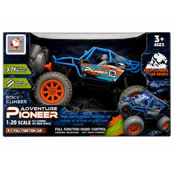 Coche Teledirigido Todoterreno para Niños, Rock Climber RC 4x4 con Suspensión y Batería Recargable, Coche Off-Road de Escalada, Regalo para Niños 6+ Años，PapaNoelToys