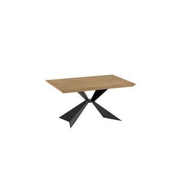Stark - Mesa Extensible (160/240 X 90 Cm) En Chapa Negra