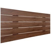 cabecero de madera reciclada dm estilo palet horizontal 110x46cm camas 105 - nogal madera