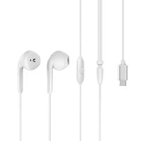 muvit for change e58 auriculares estereo usb-c blancos