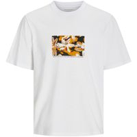 jack  jones camiseta 12265742 jorvesterbro newton boxfront tee ss bf bright white para hombre
