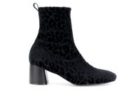 botines de tejido elastico blackblack 38