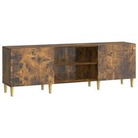 mueble de tv roble ahumado 150 x 31 x 50 cm vidaxl