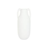 anfora fibra vidrio 38x38x90 asas rugoso crudo