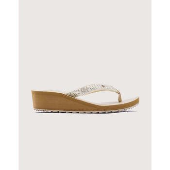 Koala Bay Chanclas Tongs compensées beiges - Levix para mujer