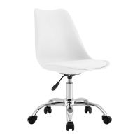 7h seven house eyre silla de oficina blanca