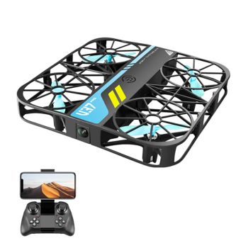 4DRC V37 MINI WiFi FPV con cámara HD Modo de retención de altitud Protección completa de la rejilla Regalo infantil Luz