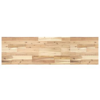 Encimera Tocador De Baño Madera Acacia Sin Tratar 160x40x4cm Vidaxl