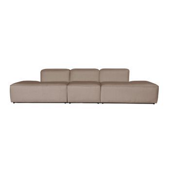 Sofá De 3 Plazas More Pars (m4-m1-m3) Capuchino