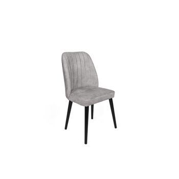 Set 2 Sillas Alfa-438 V2 Gris Negro