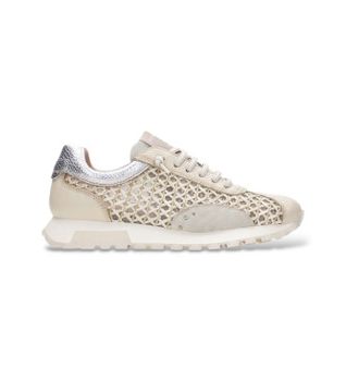 Hispanitas para mujer. RHV264741 Zapatillas Oregon beige (38), Piel, Plano, Cordones, Casual