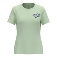 odlo essential print camiseta de running mujeres-mint