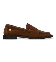 carmela para mujer 16438902-camel mocasines de piel 164389 marron claro 40 plano serraje ninguno casual clasico