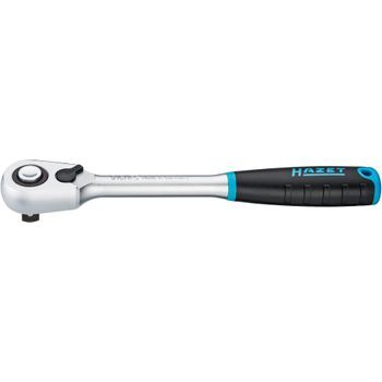 Hazet 916hps Carraca Reversible Con Dentado Fino Hiper ∙ Bloqueo De Seguridad ∙ Cuadrado Macizo 1/2 Pulgadas (12,5 Mm) ∙ 275 Mm