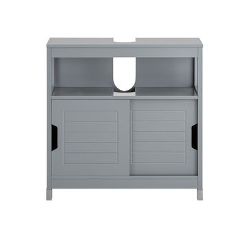 Armario para de bajo del lavabo mdf gris