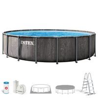 piscina desmontable greywood d549x122 cm capacidad 24311 l - intex