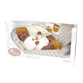 Muñeca Reborn Arias 45 Cm Rafael C/saco Portabebe